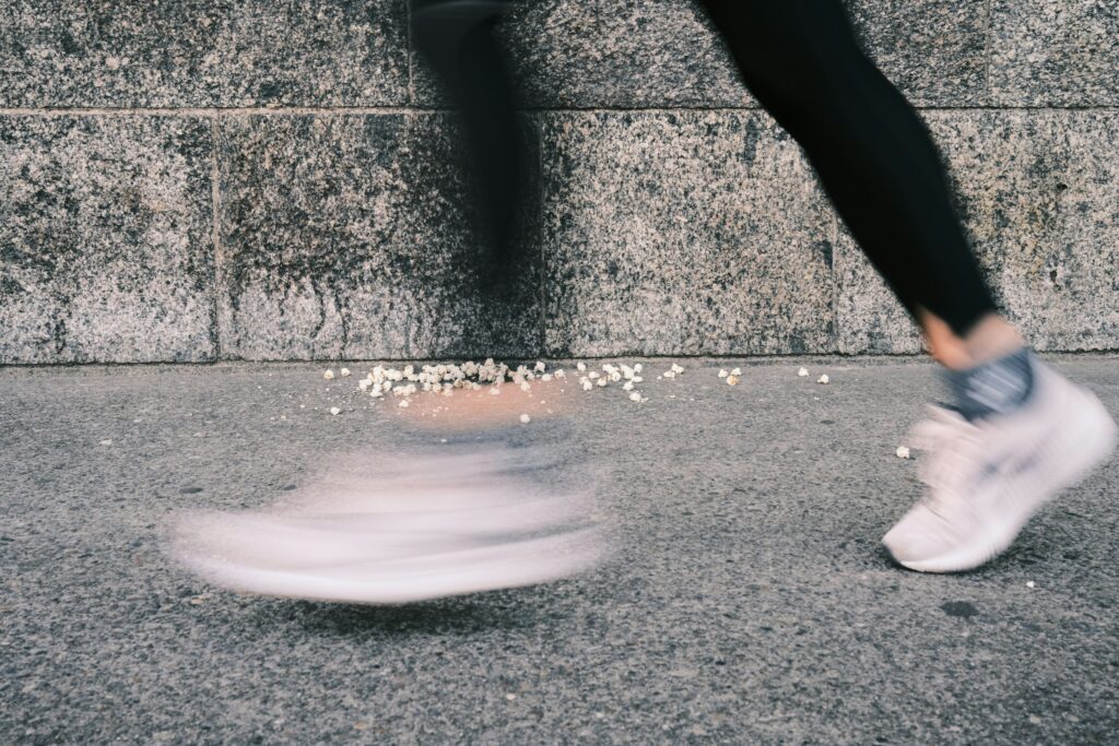 courir en hiver